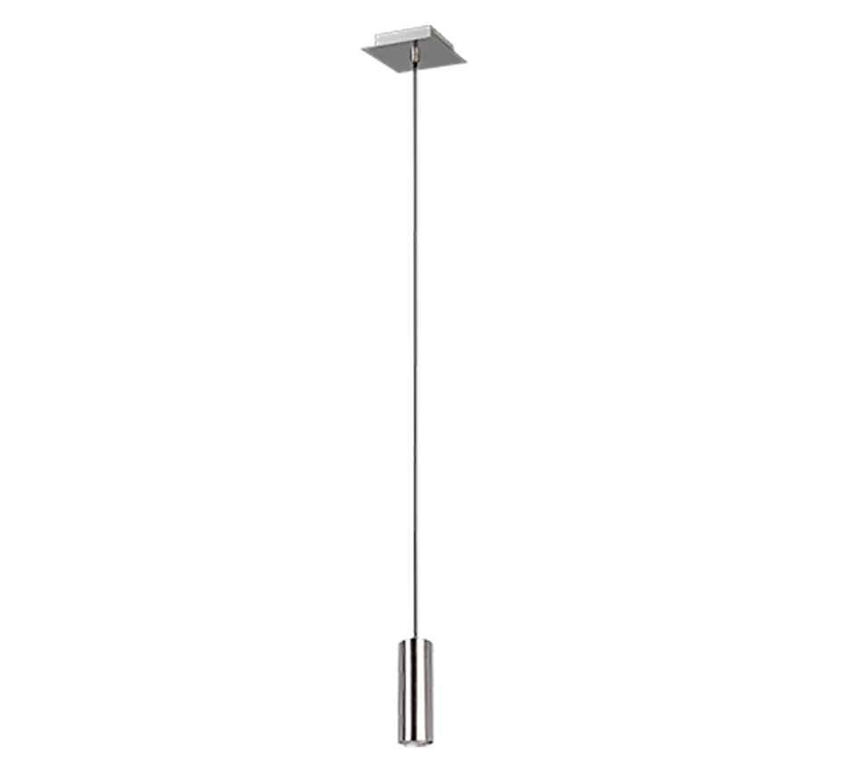 Marley pendant 1-pc 12 cm GU10 brushed steel — 312400107