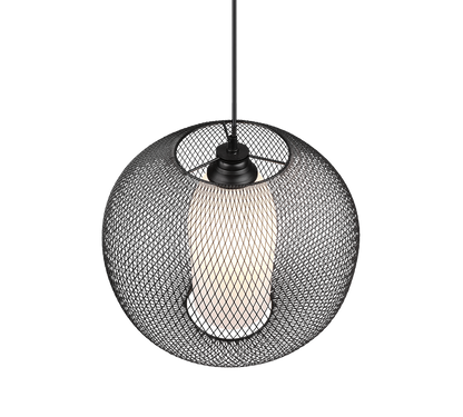 Filo pendant 1-pc E27 matt black — 313900132