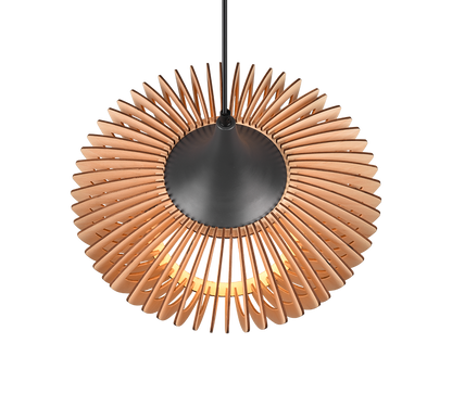 Colino pendant E27 wood/anthracite — 315900142