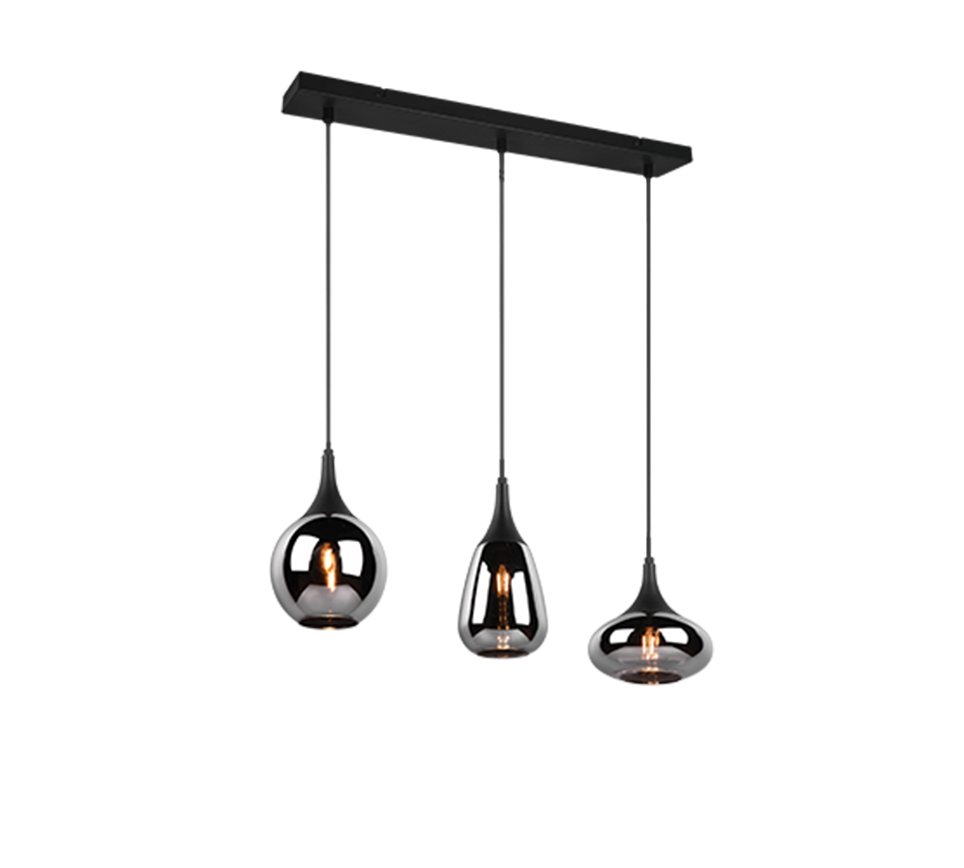 Lumina pendant 3-pc E14 matt black — 317000332