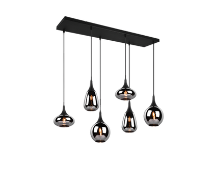 Lumina pendant 6-pc E14 matt black — 317000632