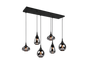 Lumina pendant 6-pc E14 matt black — 317000632
