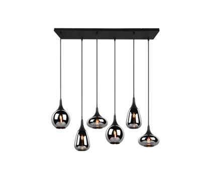 Lumina pendant 6-pc E14 matt black — 317000632