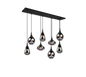 Lumina pendant 8-pc E14 matt black — 317000832