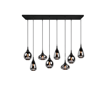 Lumina pendant 8-pc E14 matt black — 317000832