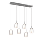 Barret pendant 6-pc E14 chrome/white — 317500606