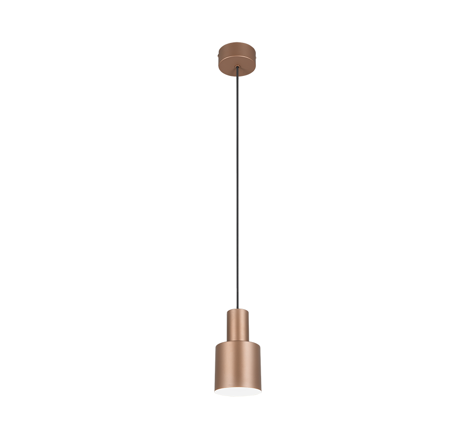 Agudo pendant 1-pc E27 coffee brown — 319400165