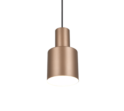 Agudo pendant 1-pc E27 coffee brown — 319400165