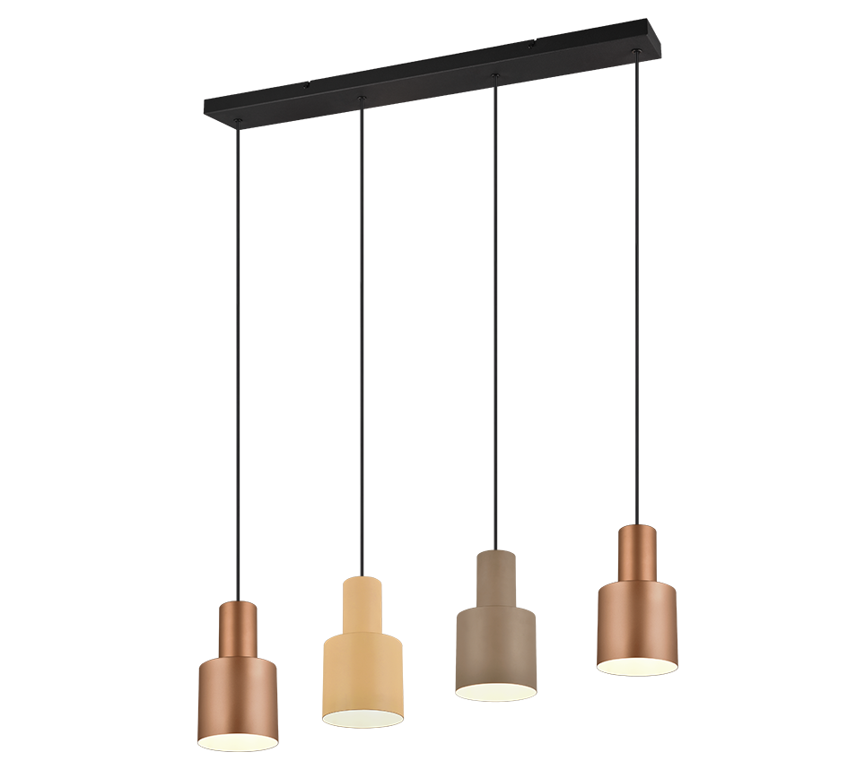 Agudo pendant 4-pc E27 multicolor — 319400417