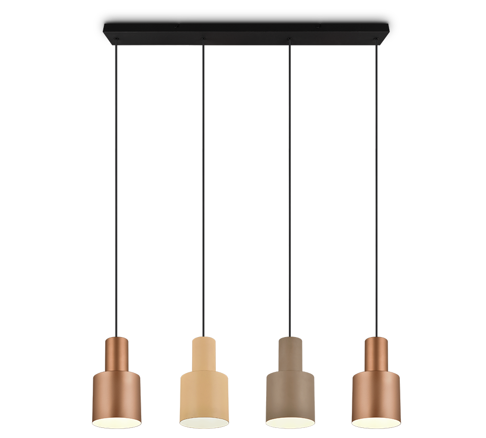 Agudo pendant 4-pc E27 multicolor — 319400417