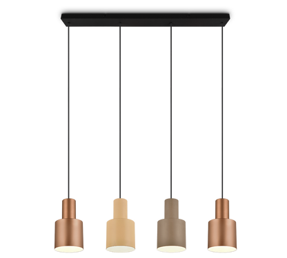 Agudo pendant 4-pc E27 multicolor — 319400417