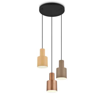 Agudo pendant 3-pc E27 multicolor — 319430317