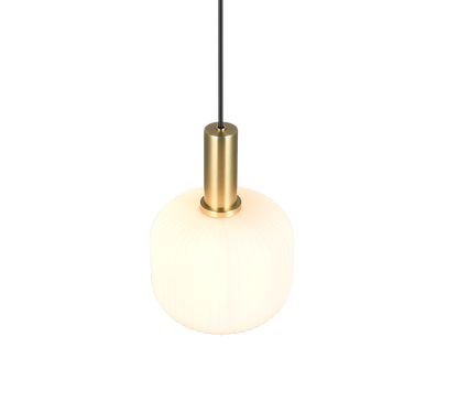 Diva pendant E27 matt brass/white — 319800108