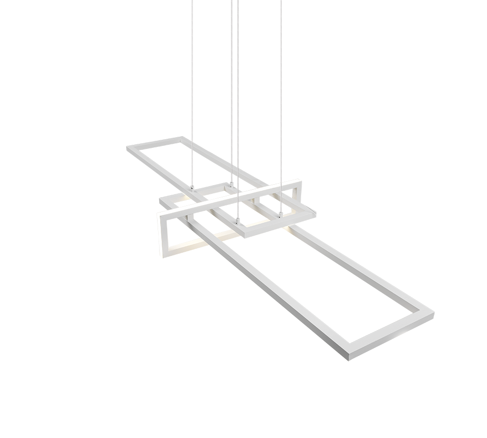 Salinas LED pendant matt white — 320310331