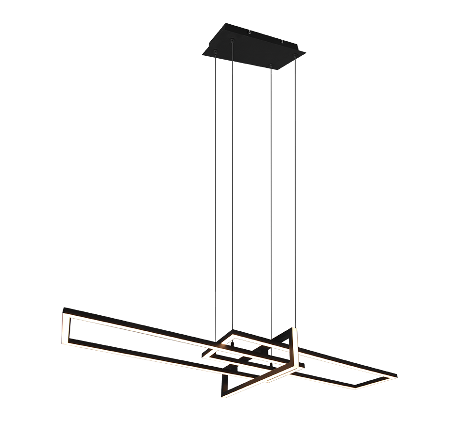 Salinas LED pendant matt black — 320310332