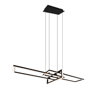 Salinas LED pendant matt black — 320310332