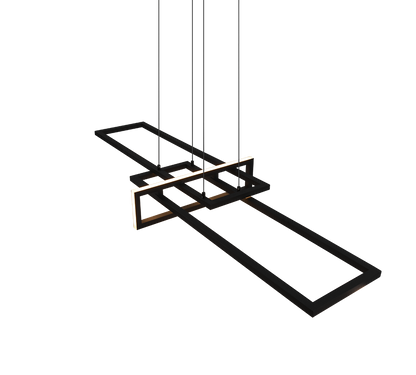 Salinas LED pendant matt black — 320310332
