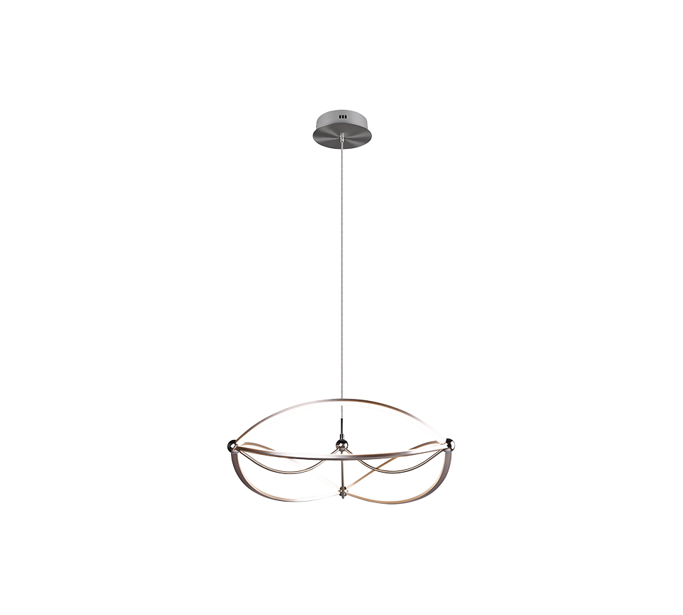Charivari LED pendant brushed steel — 321210107