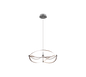 Charivari LED pendant brushed steel — 321210107