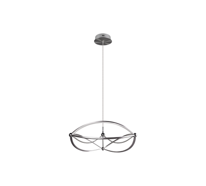Charivari LED pendant brushed steel — 321210107