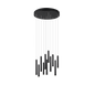 Tubular LED pendant 40 cm matt black — 321691132