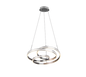 Nuria LED pendant brushed steel — 326210107