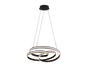 Nuria LED pendant matt black — 326210132