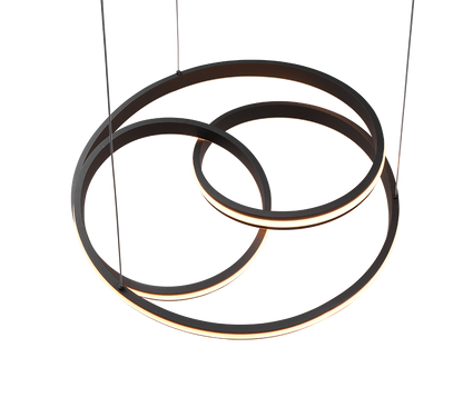 Nuria LED pendant matt black — 326210132