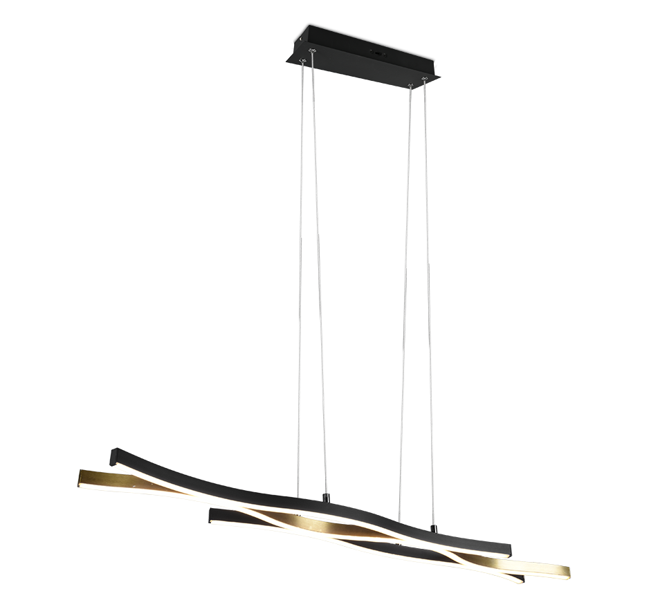 Blaze LED pendant matt brass — 341210308