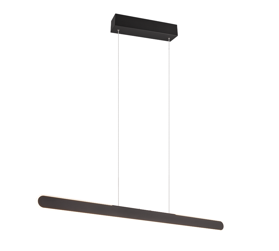 Helios LED pendant 100 cm matt black — 343310132