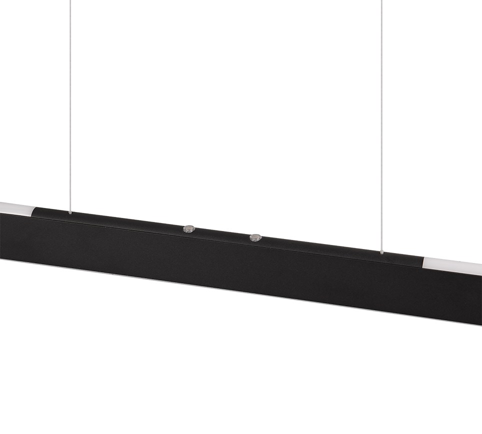 Helios LED pendant 100 cm matt black — 343310132
