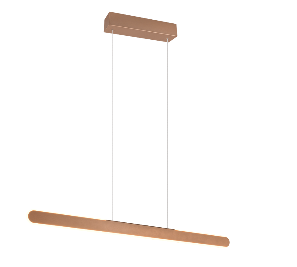 Helios LED pendant 100 cm coffee brown — 343310165