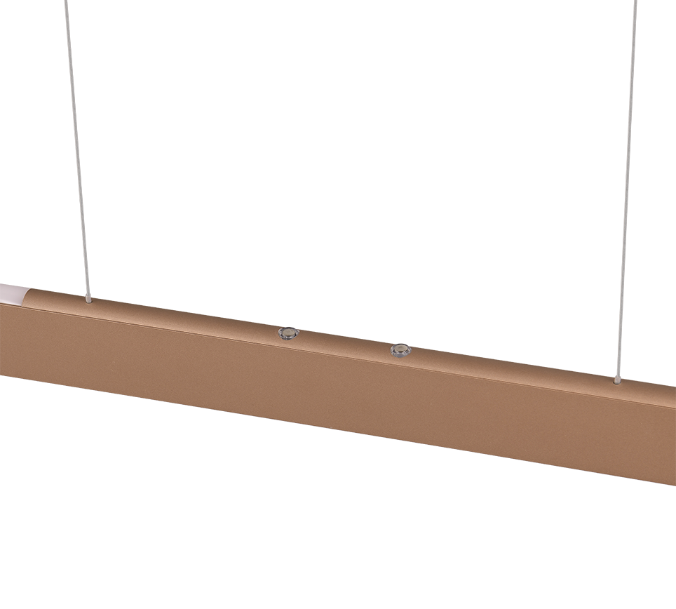Helios LED pendant 100 cm coffee brown — 343310165
