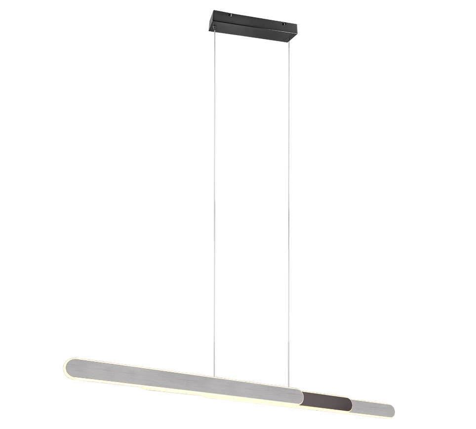Helios LED pendant 82,5-130 cm brushed aluminium — 343310305
