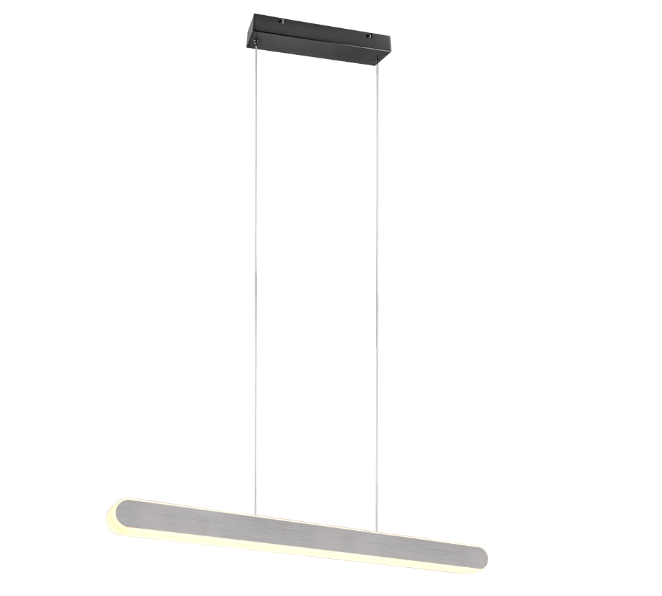 Helios LED pendant 82,5-130 cm brushed aluminium — 343310305