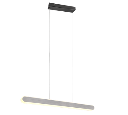 Helios LED pendant 82,5-130 cm brushed aluminium — 343310305
