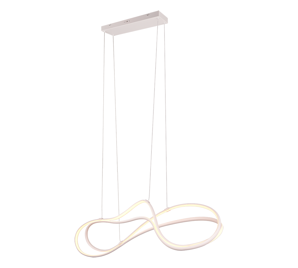 Nala LED pendant matt white — 344310131