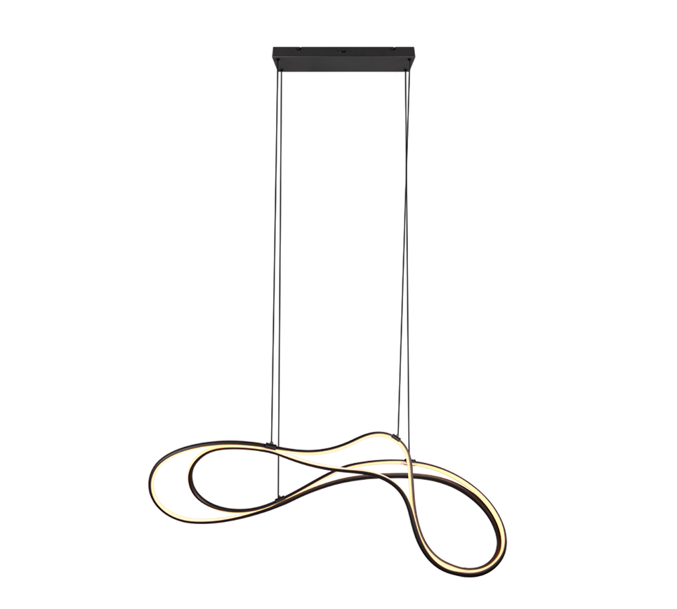 Nala LED pendant matt black — 344310132