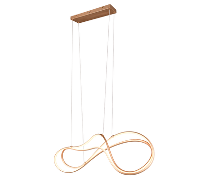 Nala LED pendant matt brass — 344310179