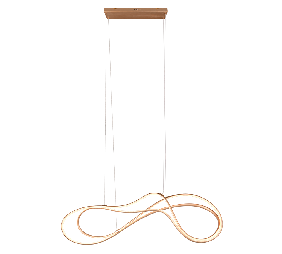 Nala LED pendant matt brass — 344310179