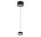 Orbit LED pendant 1-pc brushed steel/matt black — 344410107