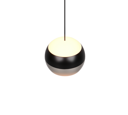 Orbit LED pendant 1-pc brushed steel/matt black — 344410107