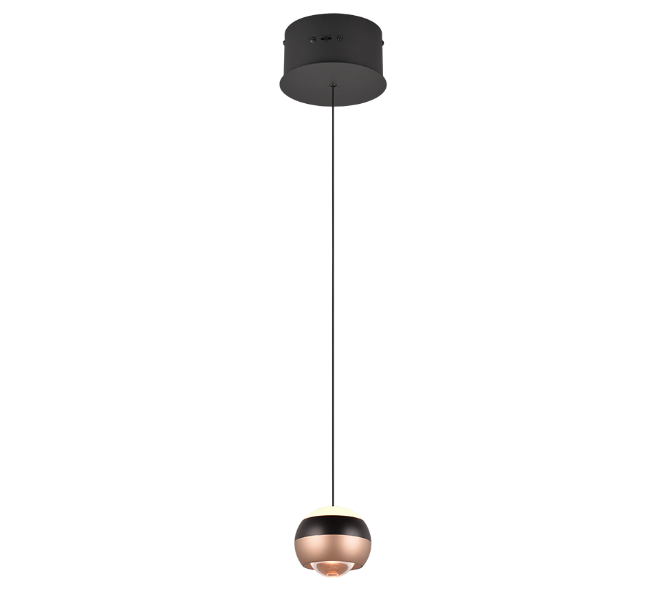 Orbit LED pendant 1-pc matt black — 344410132