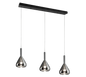 Cipera LED pendant 3-pc matt black — 345010332