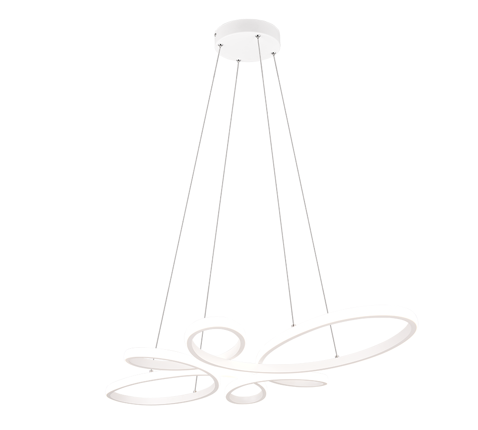 Fly LED pendant matt white 4000K — 345619131