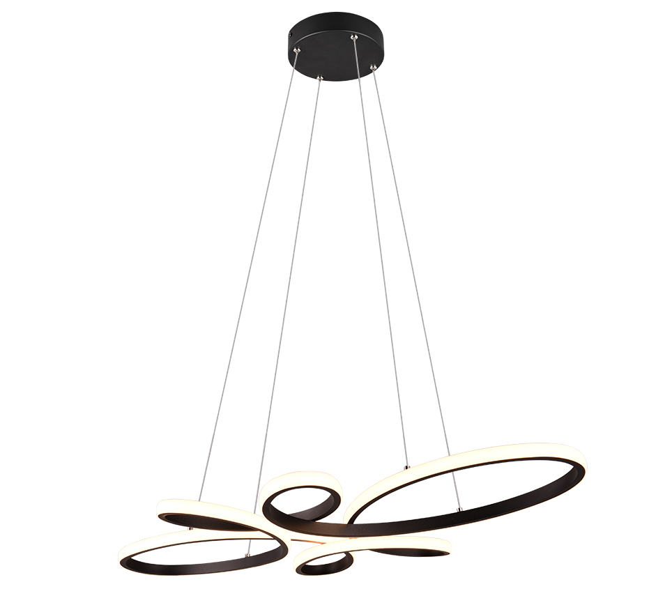 Fly LED pendant matt black — 345619132