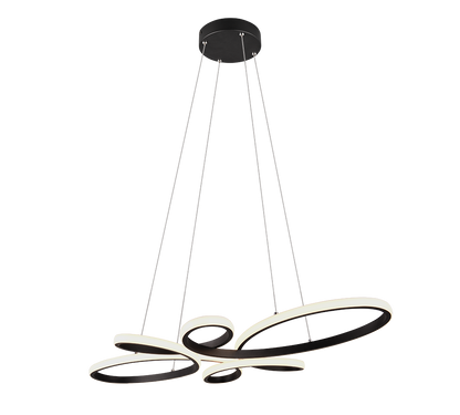 Fly LED pendant matt black — 345619132