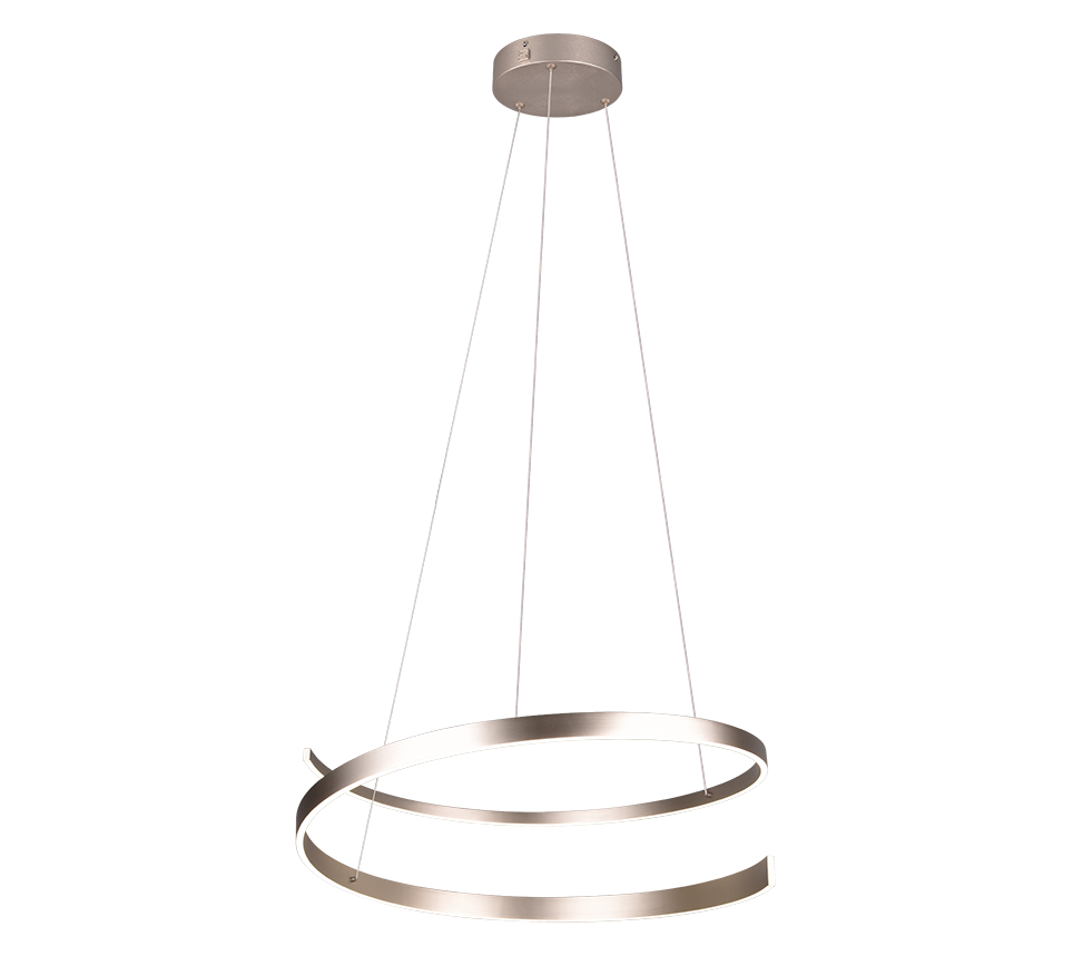 Cinardi LED pendant brushed steel — 346110107