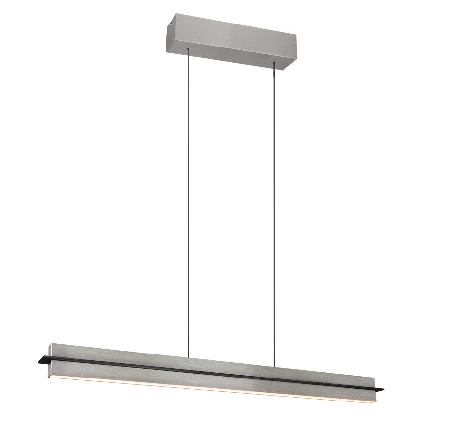 Emerson LED pendant brushed steel — 346710107