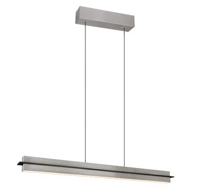 Emerson LED pendant brushed steel — 346710107